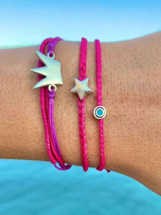 Armband "μάτακι S" Fuchsia