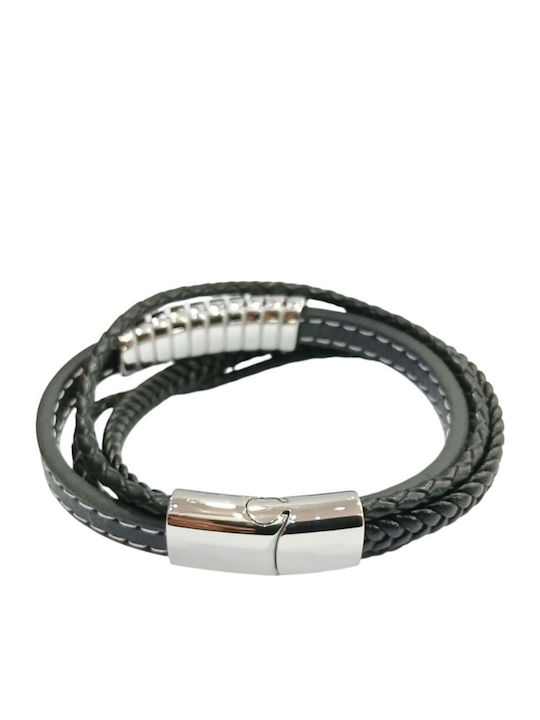 Kalliopi Silver Мъжко Гривна Белезници от Стомана