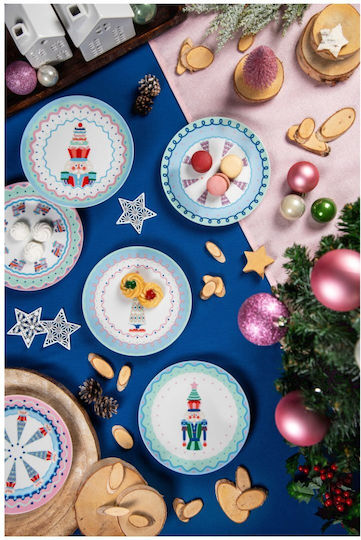 Excelsa Set De Masă De Crăciun Pentru Mâncare 12 Bucăți Xmas Sweet Pastels