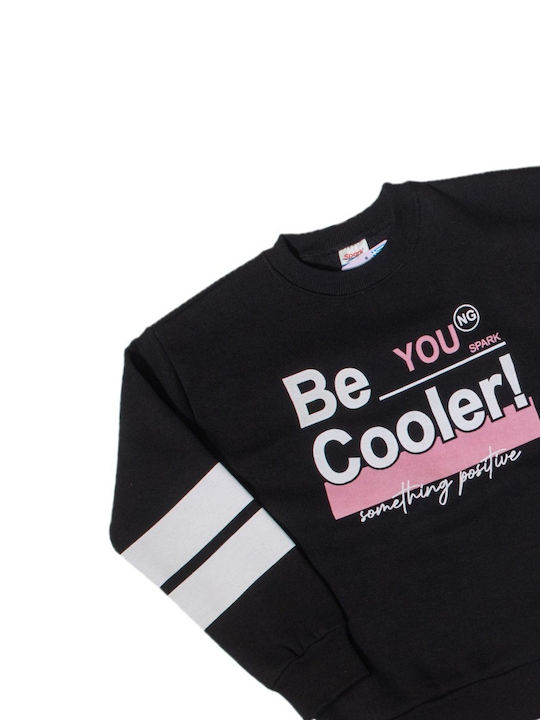 Kids Sweatpants Set Black, Rotten Apple