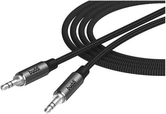 Buddi 3.5mm Jack Cable 3.5mm Male - 3.5mm Male Black 2m