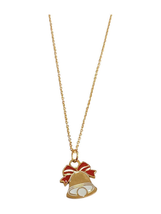 Kalliopi Silver Necklace Made of Gold Plated Steel