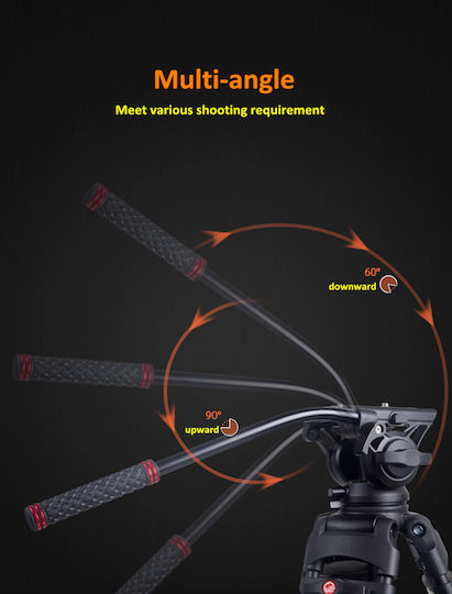 Flat Fluid Tripod Head Diat Ks-15 Video and Photography