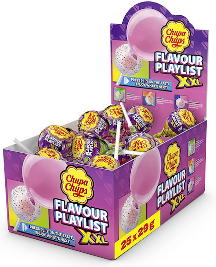 Chupa Chups Γλειφιτζούρια XXL PLAYLIST 25τμχ 29gr