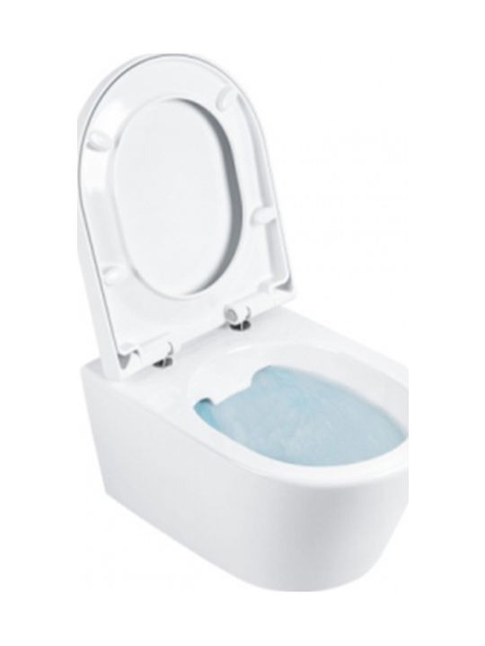 Sanindusa Wall-Mounted Toilet with Cover Soft Close