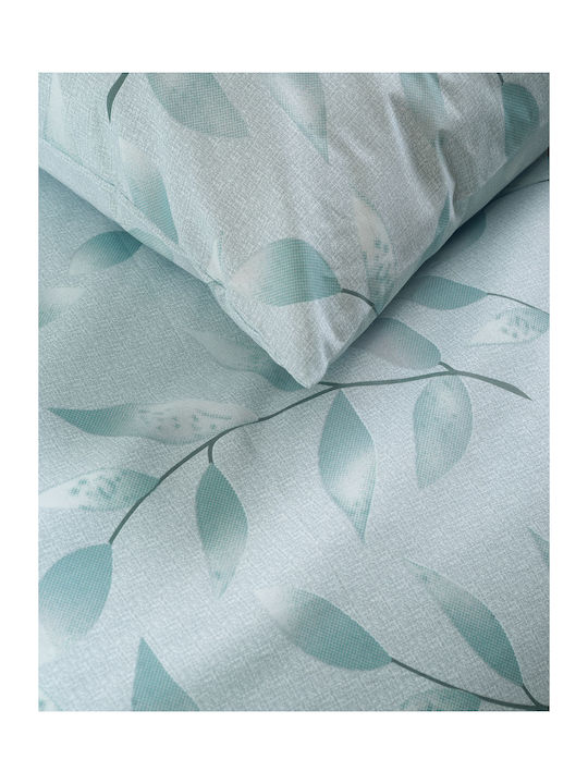 Rythmos Bettbezug-Set Einzelbett mit Kissenbezug 160x250 Demetra Βεραμαν