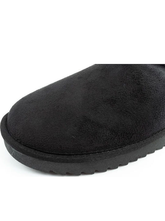 Suede Kids Boots Black