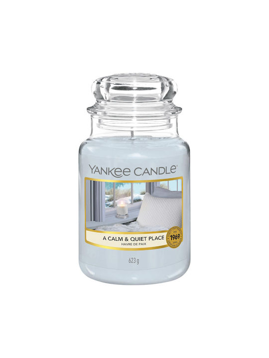 Yankee Candle Aromatic Candle Signature in Jar with Perfume Calm & Quiet Place 623g