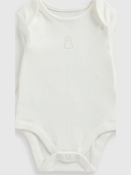 Mothercare Σετ Κορμάκια Λευκά 5τμχ