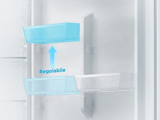 Midea Ψυγείο Δίπορτο 338lt NoFrost Υ172.4xΠ59.5xΒ69.5εκ. Inox MDRT489MTE02E