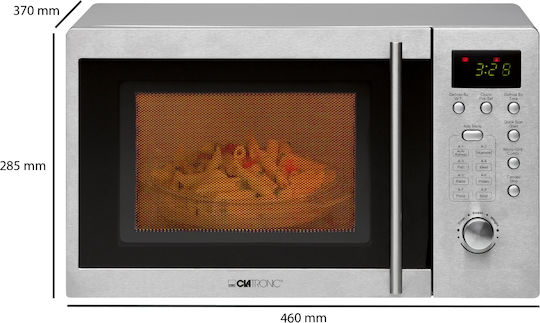 Clatronic Cuptor cu microunde încorporat cu Grill 20lt Gri