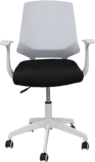 Zita Plus A1150-W Καρέκλα Γραφείου Λευκό / Μαύρο