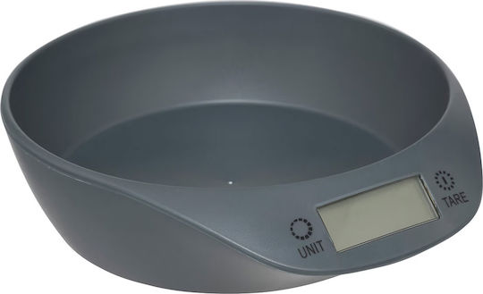 Digital Kitchen Scale with Bucket 1gr/5kg Gray