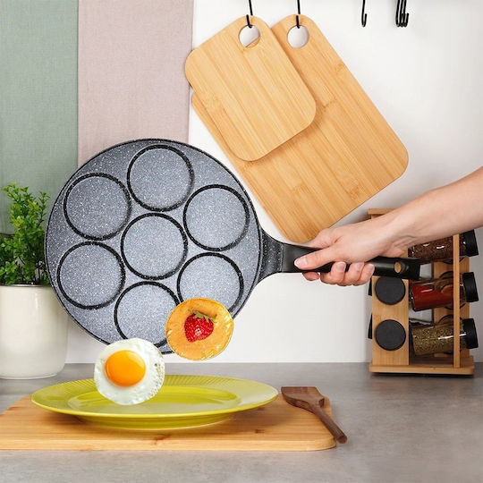 Vilde Basic Line Τηγάνι για Pancakes από Αλουμίνιο με Επίστρωση από Πέτρα 26cm
