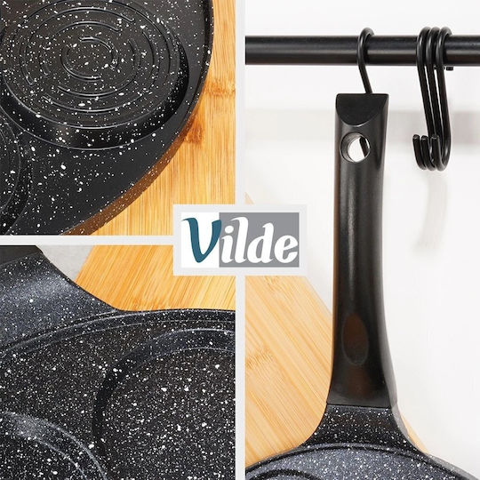 Vilde Basic Line Τηγάνι για Pancakes από Αλουμίνιο με Επίστρωση από Πέτρα 26cm