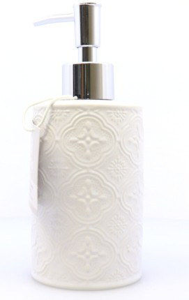 Αντλια Σαπουνιου Boho Πορσελανης 320ml Λευκη