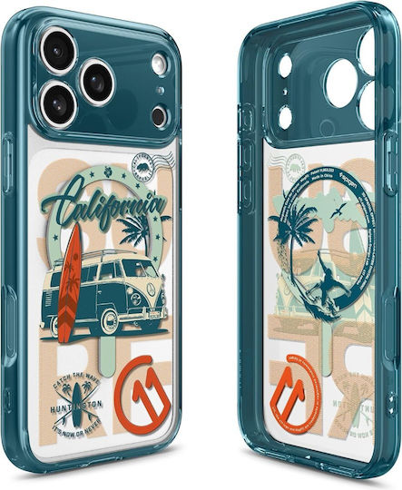 Spigen Back Cover Silicon / Plastic 2mm Albastru (iPhone 17 ProRealme C11)