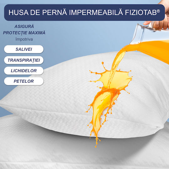 Set Protecții pentru Pernă Impermeabile Alb 50x70cm.