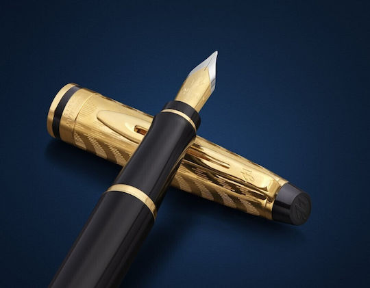 Waterman Expert Πένα Γραφής Medium με Μαύρο Μελάνι