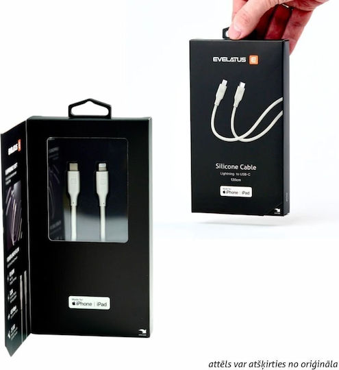 Evelatus Regular la Cablu Lightning 60W Negru 1.2m (MFI10CLW)