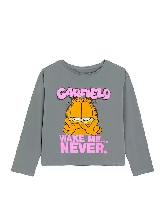 Cool Club Παιδική Πιτζάμα Γκρι Garfield