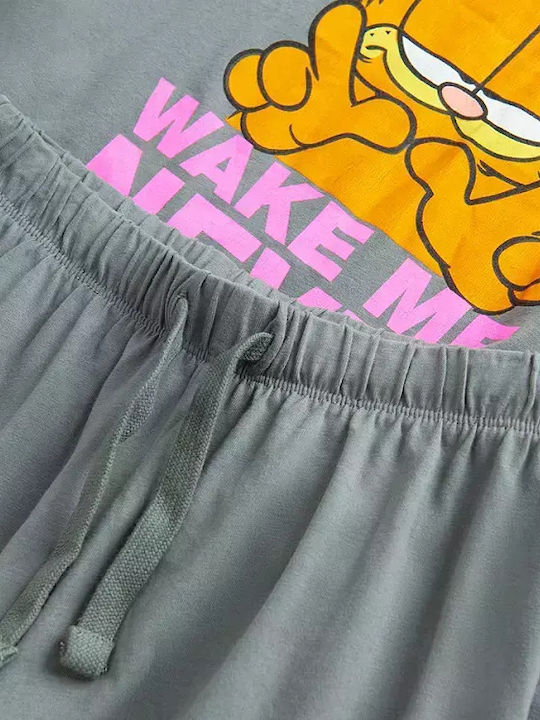 Cool Club Παιδική Πιτζάμα Γκρι Garfield