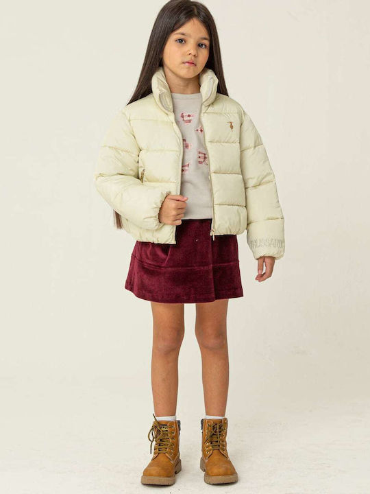 Marakro Kinder Gestepptes Ecru Kinderjacken & Winterjacken