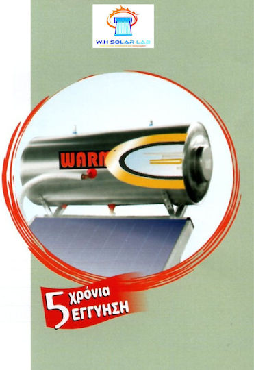 W-H Solar Lab Boiler Ηλιακού 160lt Glass Τριπλής Ενέργειας