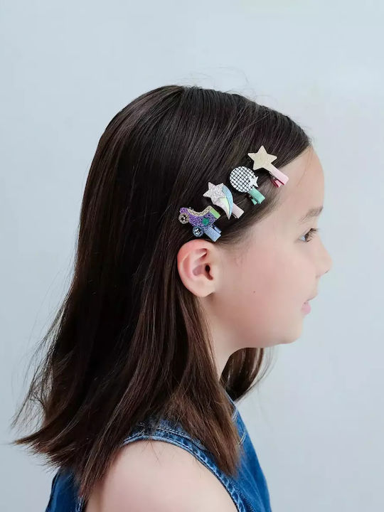 Mimi & Lula Set of Kids Hair Clips with Bobby Pin / Hair Clip Star 8pcs