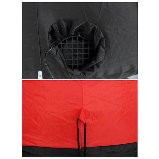 Bakaji Inflatable Santa Claus Sack Height 180 cm LED Lighting Outdoor 02816097