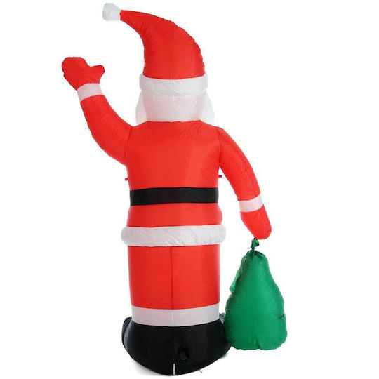Bakaji Inflatable Santa Claus Sack Height 180 cm LED Lighting Outdoor 02816097