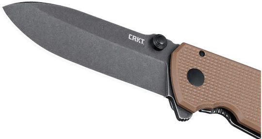 Columbia River Knives Squid Xm Σουγιάς Επιβίωσης Αυτόματος Καφέ