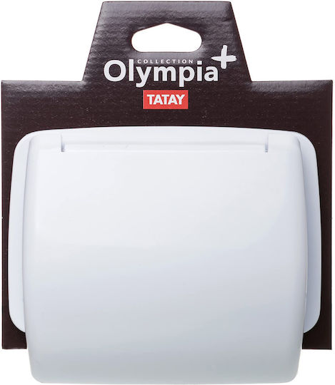 Държач за тоалетна хартия Olympia в бяло