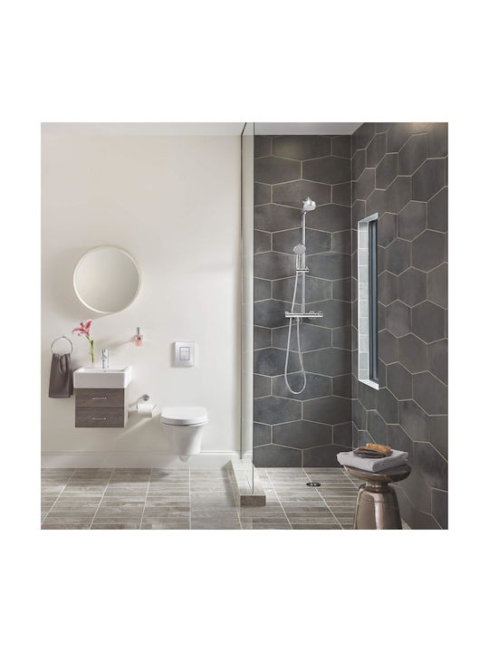 Grohe Essentials Επιτοίχια Χαρτοθήκη Inox Ασημί Chrome