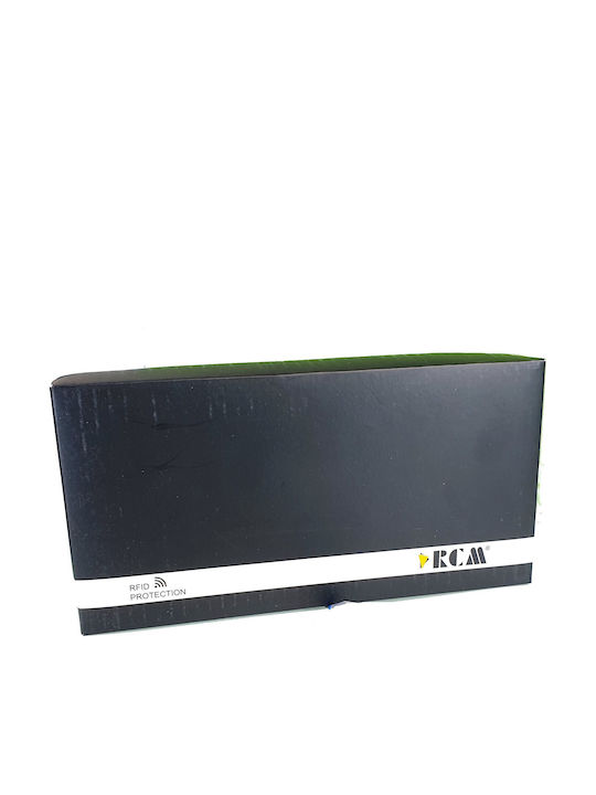Μεγάλο Δερμάτινο Γυναικείο Πορτοφόλι με RFID Κόκκινο