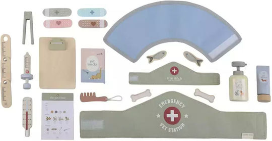 Little Dutch Wooden Veterinary Clinic for Ages 3+ 83.5 cm