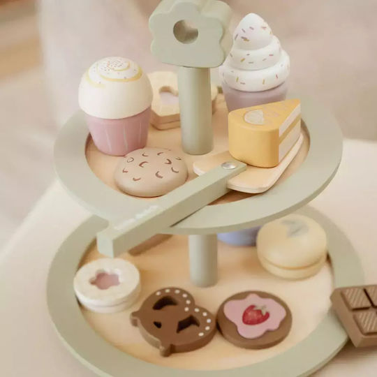 Little Dutch Two-Tier Wooden Tray with Sweets for 3+ Years