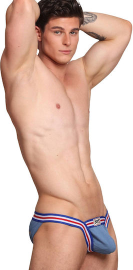 Marcuse Herren Sexy Slip Blau