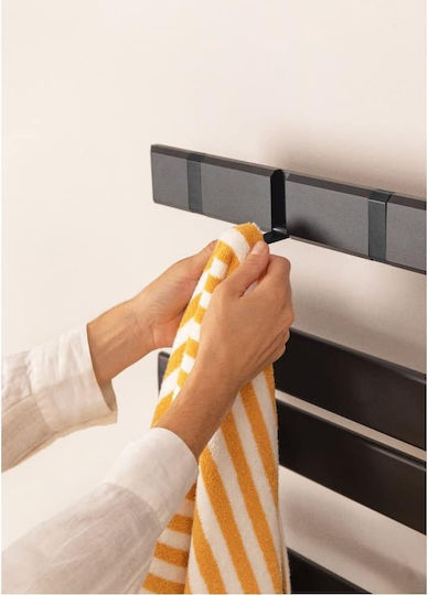 Create Șină electrică pentru prosoape 400W 90.5x50cm Negru