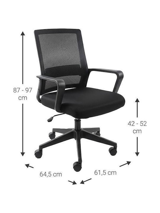 Polihome Odette Office Chair with Recline Black