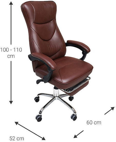 Polihome Celestic Bürostuhl Exekutive mit Arme Braun