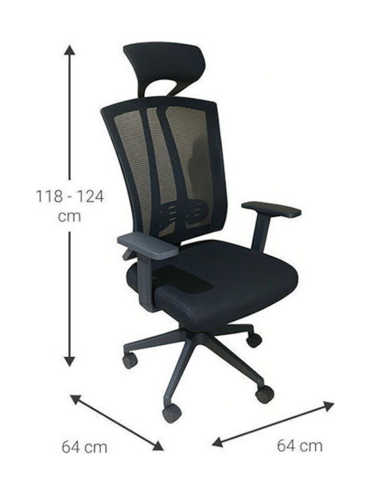 Polihome Alceste Office Chair With Black Recline