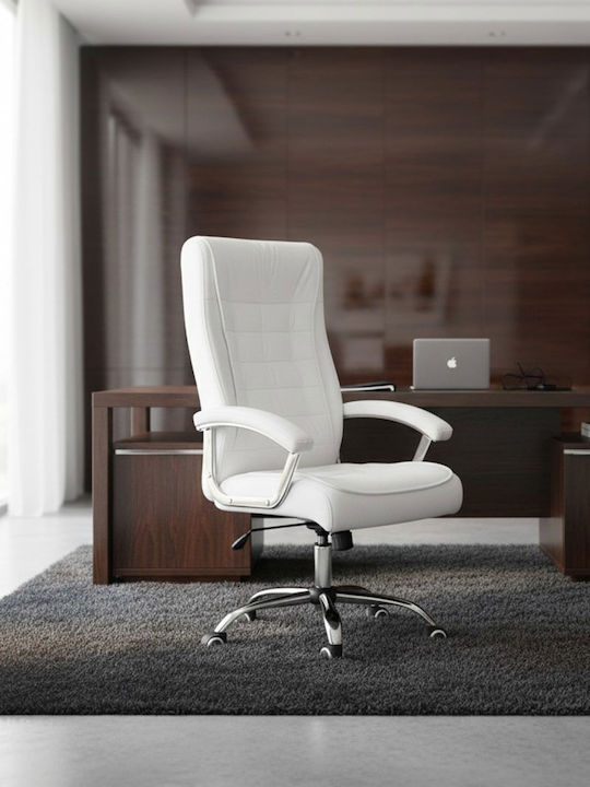 Polihome Viridian Executive Office Chair with White Arms
