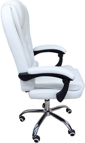 Polihome Vaughan Scaun De Birou De Director Alb