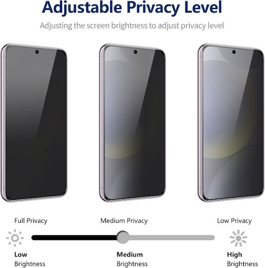 Privacy Full Face Tempered Glass (Galaxy S23+)