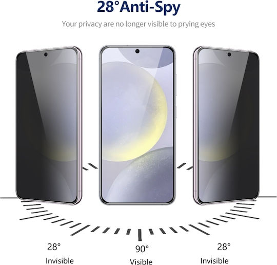 Privacy Full Face Tempered Glass (Galaxy S23+)
