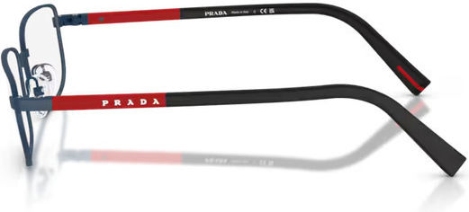 Prada Men's Metal Blue Prescription Eyeglass Frame PS50SV TFY1O1