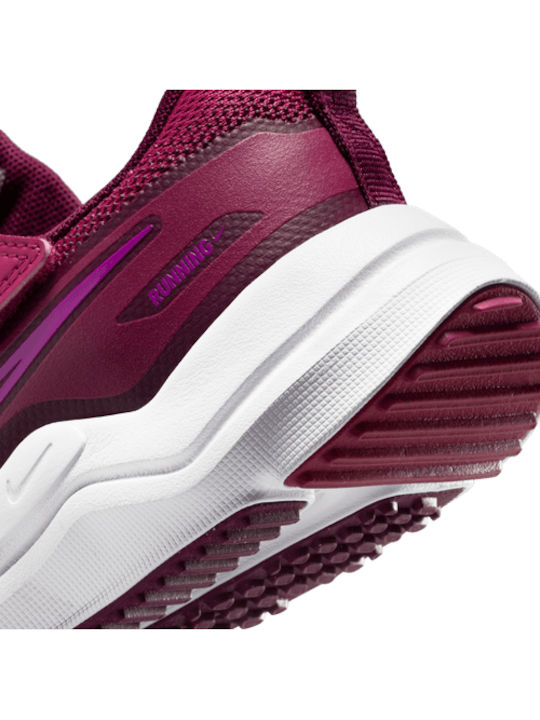 Cosmic Runner Kids Sports Shoes Running with Hoop & Loop Closure Burgundy