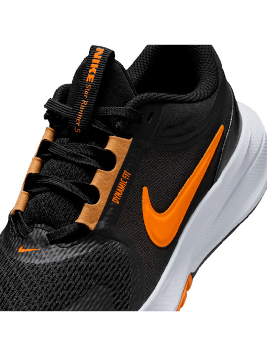 Stern Läufer Star Runner Kinder Sportschuhe Laufen mit Schnürsenkeln Schwarz