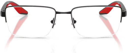 Prada Мъжки Металик Рамки За Очилa Черни PS51SV 1AB1O1